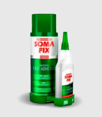 Somafix mdf 200ml + 50 gr universal fast adhesive - SKU S663