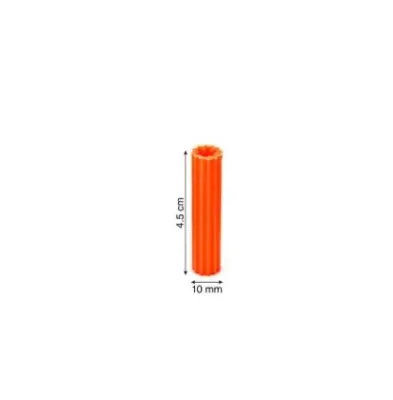 Tarugo de plàstico pvc naranja 3/8 - Vista técnica secundaria