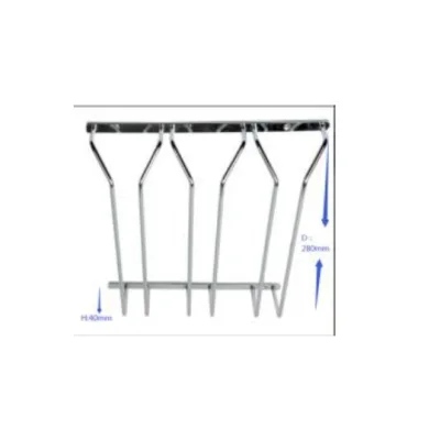 Sop. copas cromo 340mm (simple / doble / 3 filas / 4 filas) - SKU 600.01.005
