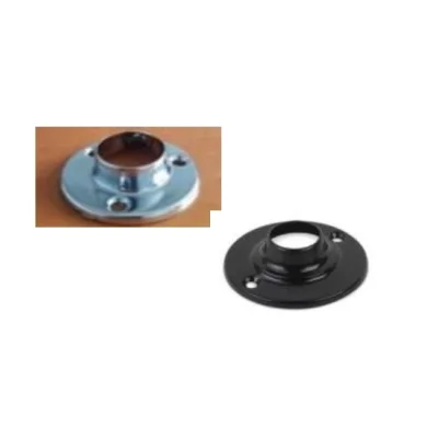 Soporte redondo para tubo (cromo 16mm, 25mm, 50mm / neg.mat. ø25mm) - SKU 500.02.019