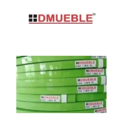 Tapacanto pvc gloss 3*22mm*100m (blanco gloss a verde limon gloss) - SKU 800.02.600