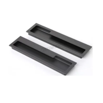 Tina derecha e izquierda alum/zamac (natural y negro - 96mm / 128mm / 160mm) - SKU 900.04.116