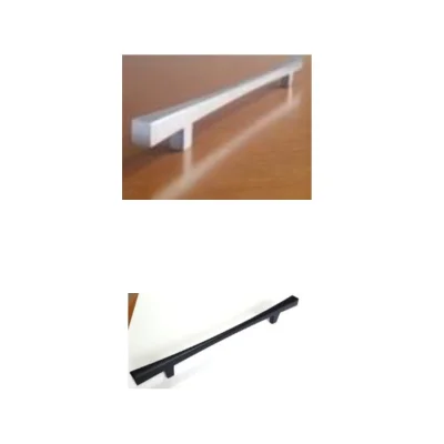 Tirad. alum. barra recta (niq.cep. / cromad. / neg.mate 128mm-320mm) - SKU 900.01.420