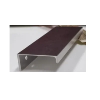 Tirad.alum. pestaña w36.3*h19.8 96mm a 192mm (ss cepill. / neg.mat.) - SKU 900.01.851