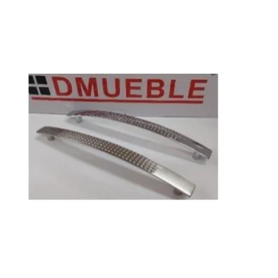 Tirad.curvo texturizado (cromo / niq.cep. 118/96mm - 148/128mm) - SKU 900.01.044