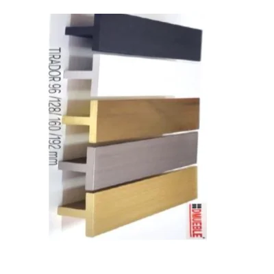 Tirador perfil alum. recto (blanco / niq.cep.mate / negro mate / oro brill. / oro cepill. - 96mm a 160mm) - SKU 900.05.1084