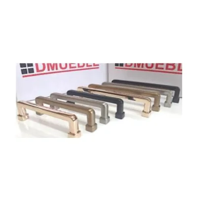 Tirador puente biselado 96mm / 128mm (negro mate / niq.cepillado mate / oro / café cepillado oro) - SKU 900.05.1394