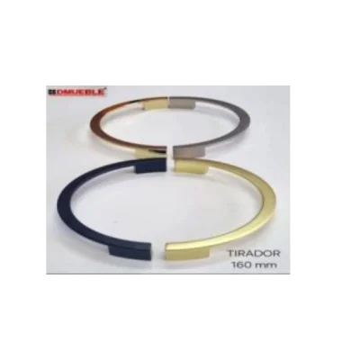 Tirador semicircular 96mm / 160mm (negro mate / niq.cepill.mate / oro brill. / oro cepill.) - SKU 900.05.1123