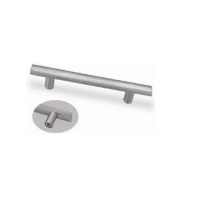 Tirador sus201 barra cuadrada con patas (96mm a 256mm) - SKU 900.01.678