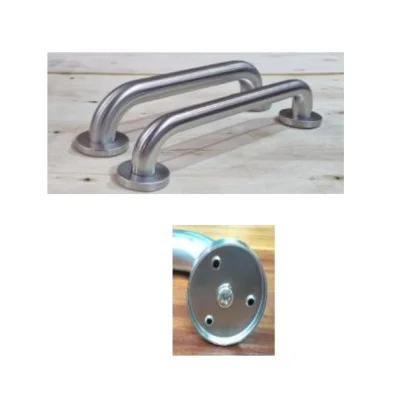 Tirador sus304 tubular con roseta (ø25*1*300-600mm / ø32*1*300-1000mm) - SKU 900.05.3050
