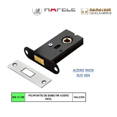 Tope para puerta zinc satinado - SKU 600.12.199