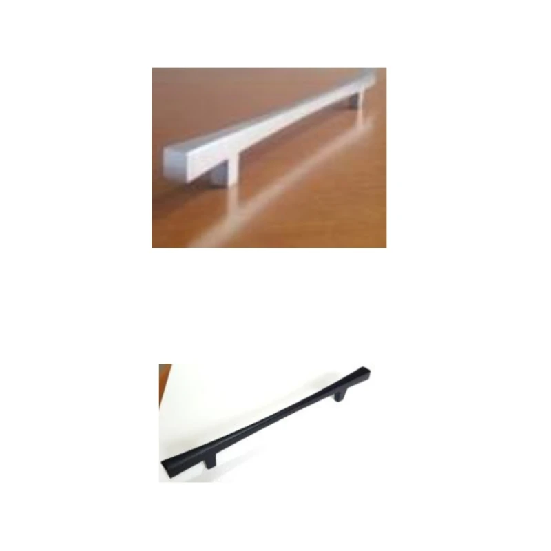 Tirad. alum. barra recta (niq.cep. / cromad. / neg.mate 128mm-320mm) - Código SKU 900.01.420