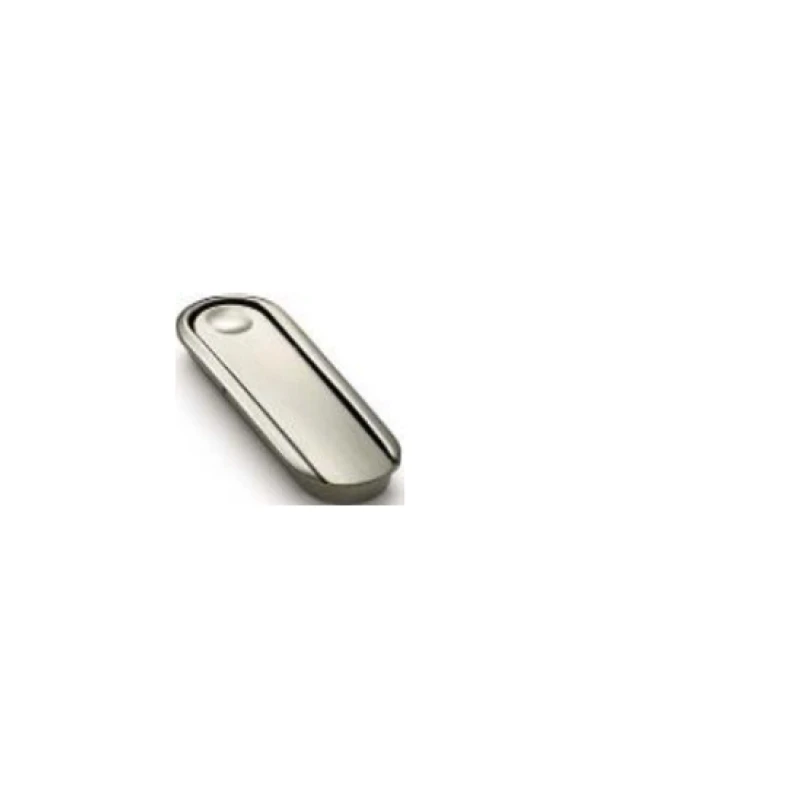 Tirador embutir oval niq.cep. (m / l) - Código SKU 900.01.106