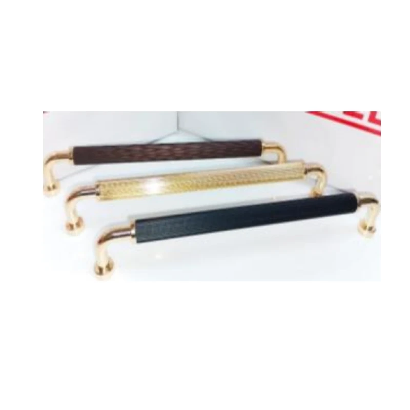 Tirador moleteado (negro mate+oro / marron+oro / oro - 96mm a 192mm) - Código SKU 900.05.1000