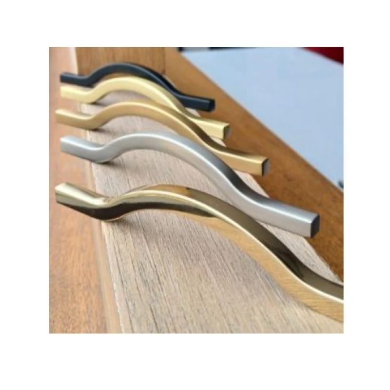 Tirador onda curva (negro / níquel / oro / oro cep. / café oro 96mm-305mm) - Código SKU 900.05.1254