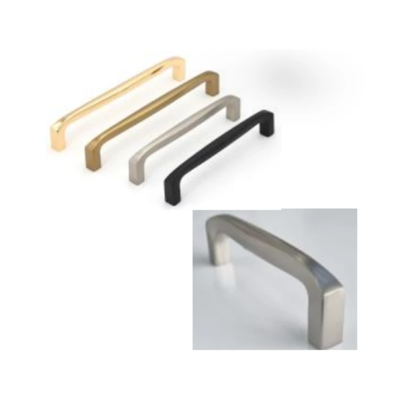 Tirador puente curvo w10*h30 96mm / 128mm / 160mm (negro / niq.cepill.mate / oro / café dorado cep.) - Código SKU 900.05.1414