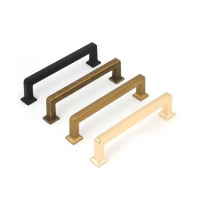 Tirador puente escalonado 96mm / 128mm / 160mm (cobre antiguo / negro mate / niq.cepill.mate / oro / café dorado cep.) - Código SKU 900.05.1379