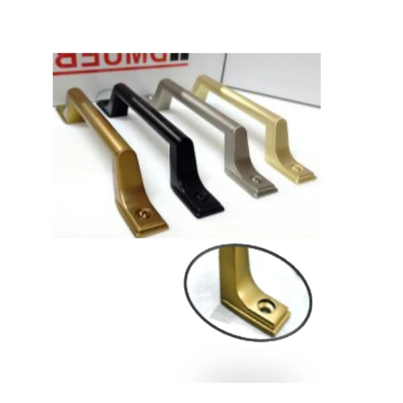 Tirad. puente pie extendido 96mm / 128mm / 192mm (oro café cepill. / negro mate / niq.cepill.mate / oro cepillado) - Código SKU 900.05.1165