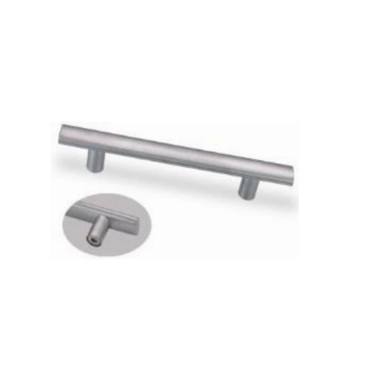 Tirador sus201 barra cuadrada con patas (96mm a 256mm) - Código SKU 900.01.678