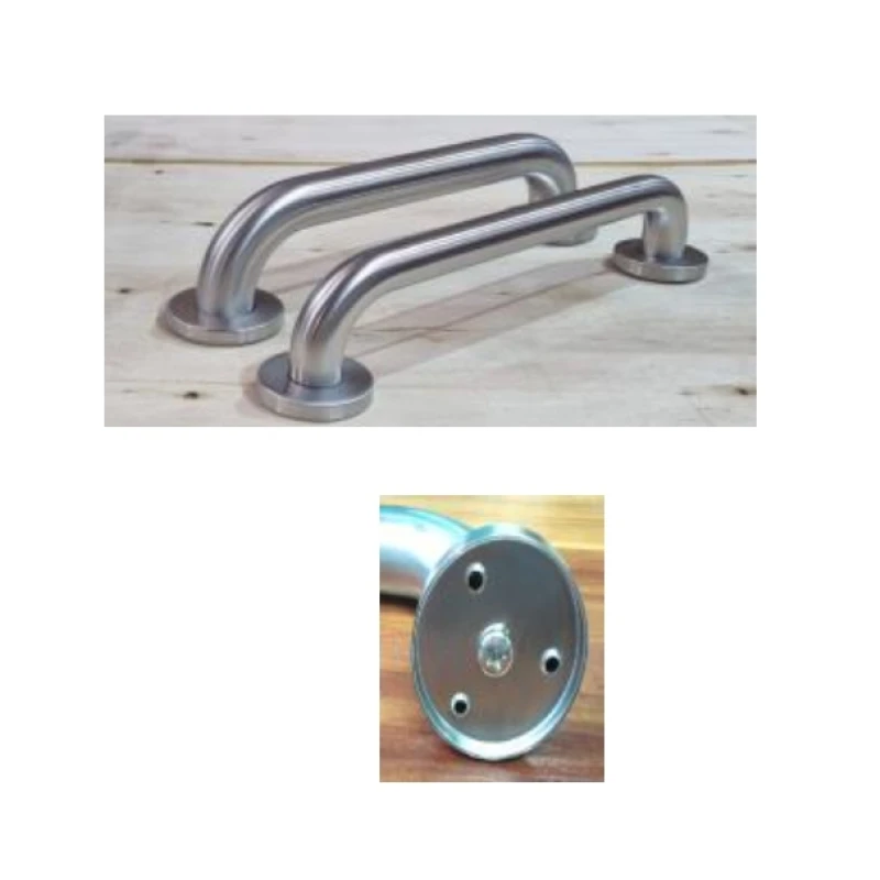 Tirador sus304 tubular con roseta (ø25*1*300-600mm / ø32*1*300-1000mm) - Código SKU 900.05.3050