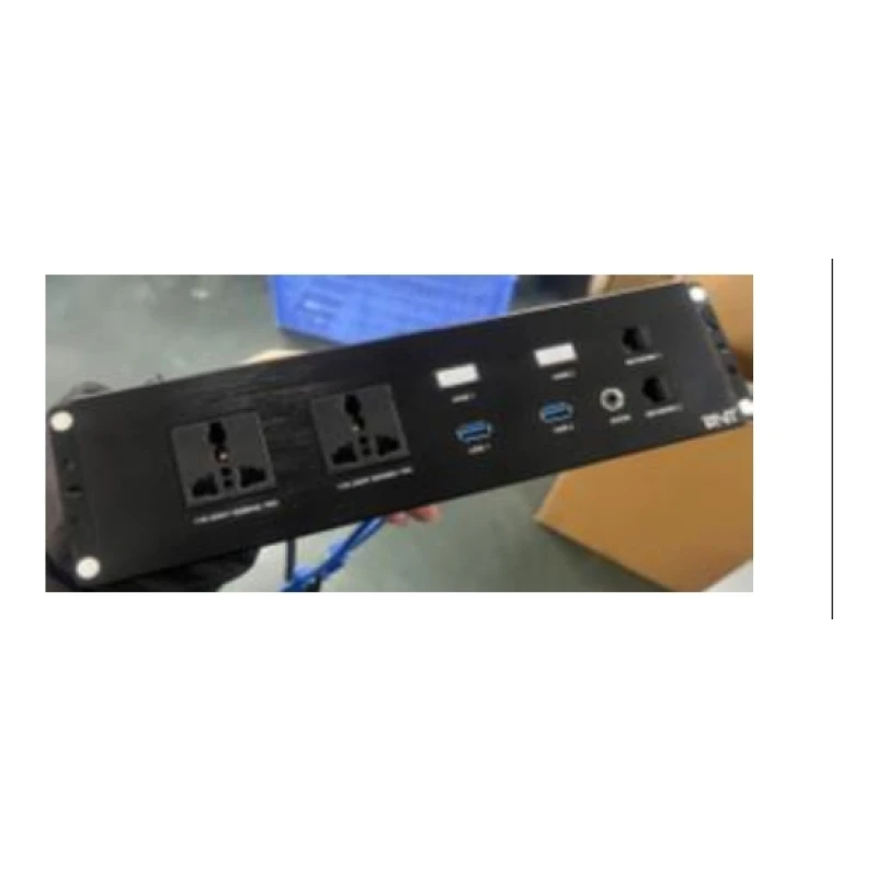Toma 2un.2hdmi2.0+2usb 3.0a data 2cat6a+1audio 3.5 (neg. / plat.) - Código SKU 600.02.233