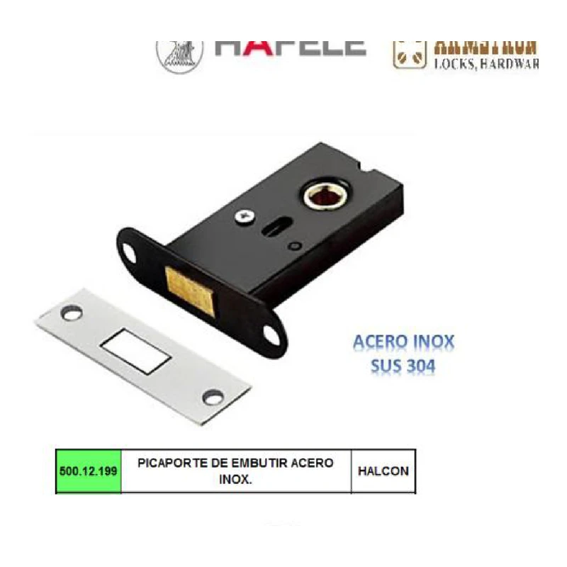 Tope para puerta zinc satinado - Código SKU 600.12.199