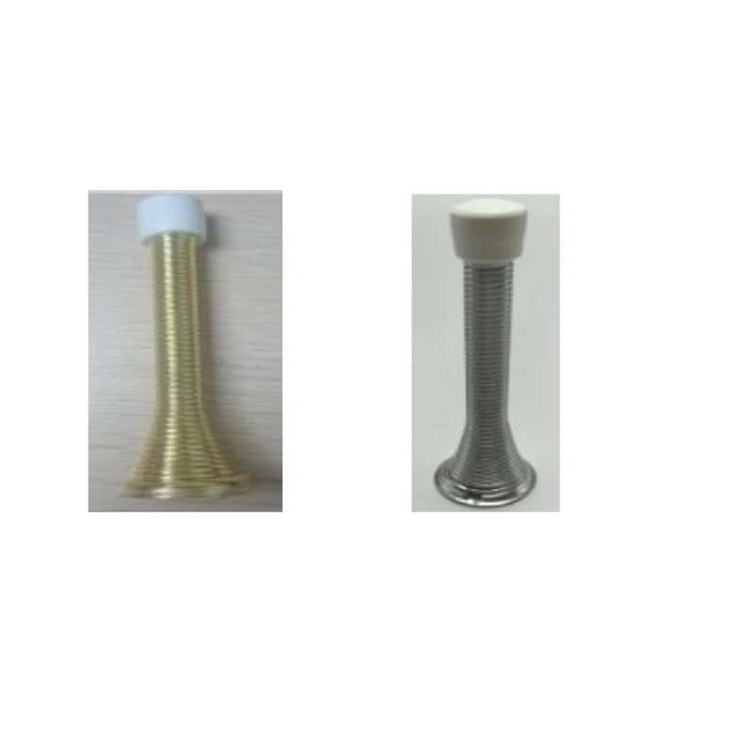 Tope puerta resorte 76mm (latonado / niquel) - Código SKU 600.01.204