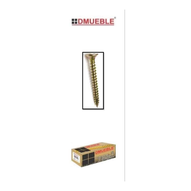 Torn.plan.zinc.amar. (2,0x10mm - 4,0x30mm) - Código SKU 700.01.001